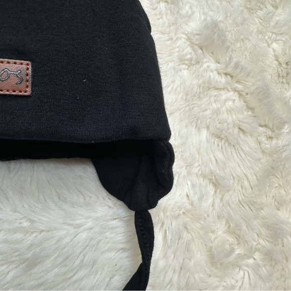 Vamos Hat With Pom-Pom Black Size 0-6 Months - Picture 5 of 16